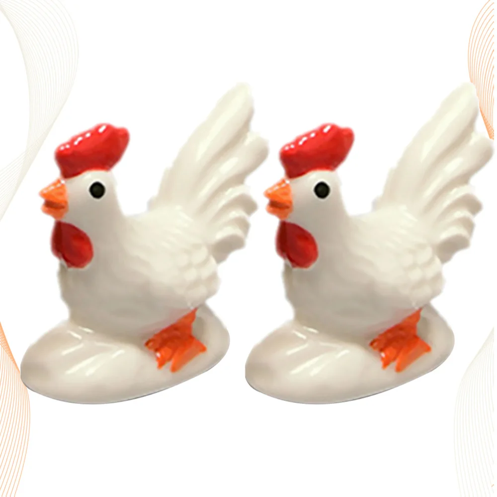 2 шт. дизайн Петуха палочки для еды подставки керамика держатель Подставка ложки