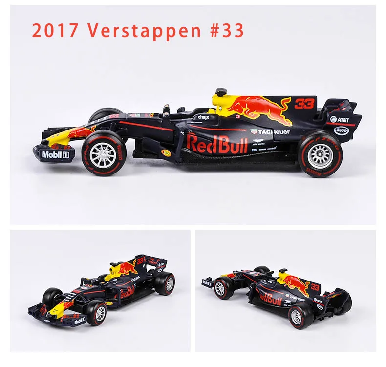 Bburago 1/43 1:43 Raikkonen No7 F1 Formula 1 гоночный автомобиль литой под давлением дисплей Модель игрушки для детей мальчиков и девочек