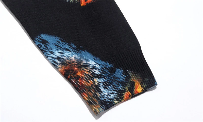 Весна 2020 мужской свитер с принтом животных приталенный пуловер Homme Chompas Hombre