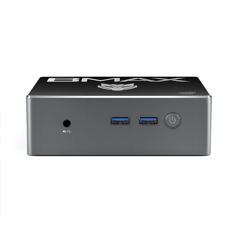 Мини-ПК BMAX B3 Windows 10 Pro Intel i3-5005U 8 ГБ ОЗУ 128 ГБ/256 ГБ/512 Гб SSD двойной Wi-Fi 1000M LAN 4K