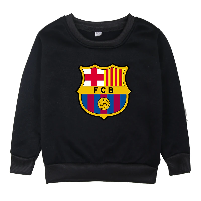 Светящиеся толстовки с принтом Месси капюшоном для девочек на весну осень