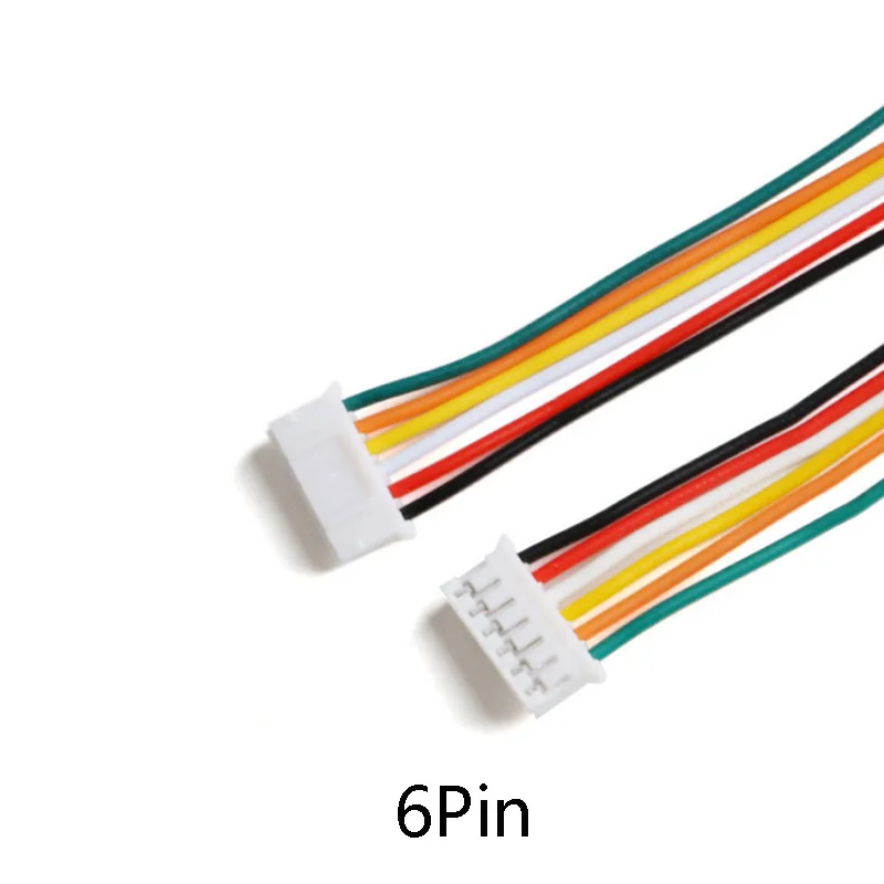 10 шт./5 гнездовых + 5 штекеров PH2.0mm Micro JST PH 2 0 2P 3P 4P 5P 6pin Штекерный разъем с кабелями 200