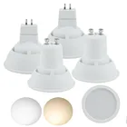 Диммируемые светодиодные точечные светильники с широким лучом на 180 , акриловые + алюминиевые, 7 Вт GU10MR16, 220 В, настольные лампы для спальни, холодный белыйтеплый белый свет