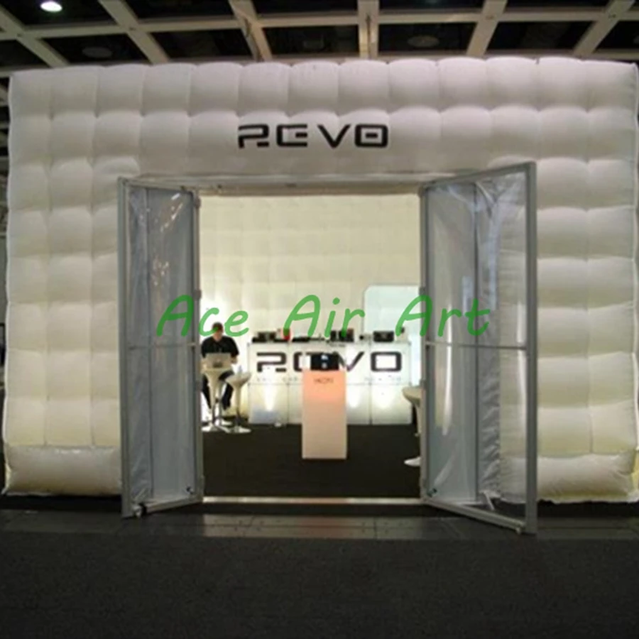 Гигантский надувной кубический шатер на заказ выдвижной для вечерние свадеб
