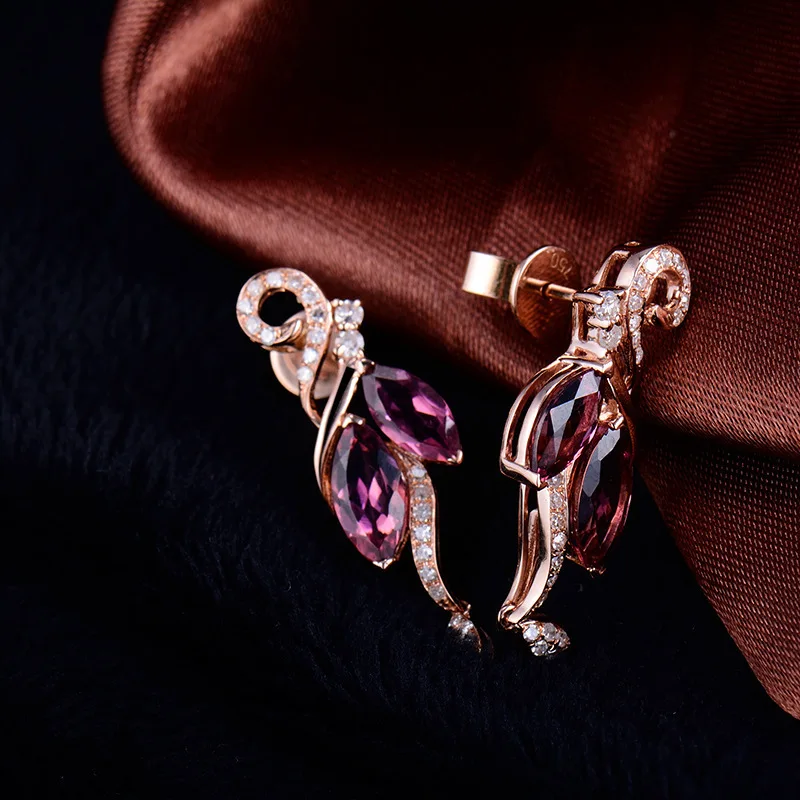 Новое поступление кубический цирконий розовое золото богемные ювелирные