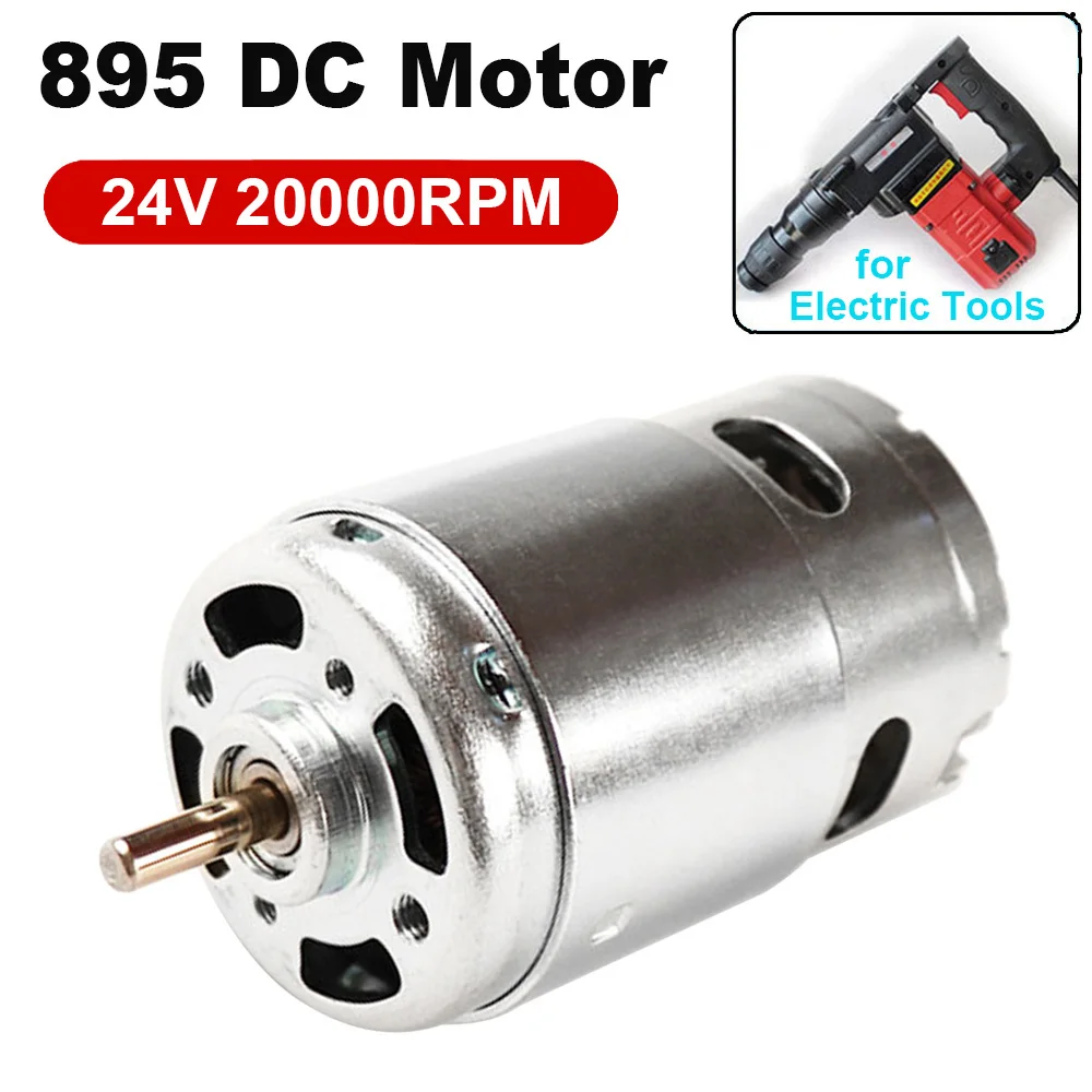 

895 Spindle Motor High RPM DC Motors 12V 24V 20000RPM Double Ball Bearing for Electric Tool DIY Small Drill Micro Machin