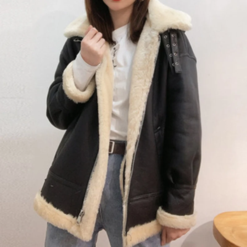 Натуральная кожа 2020 Весенняя новинка мех ягненка с капюшоном меховое пальто для