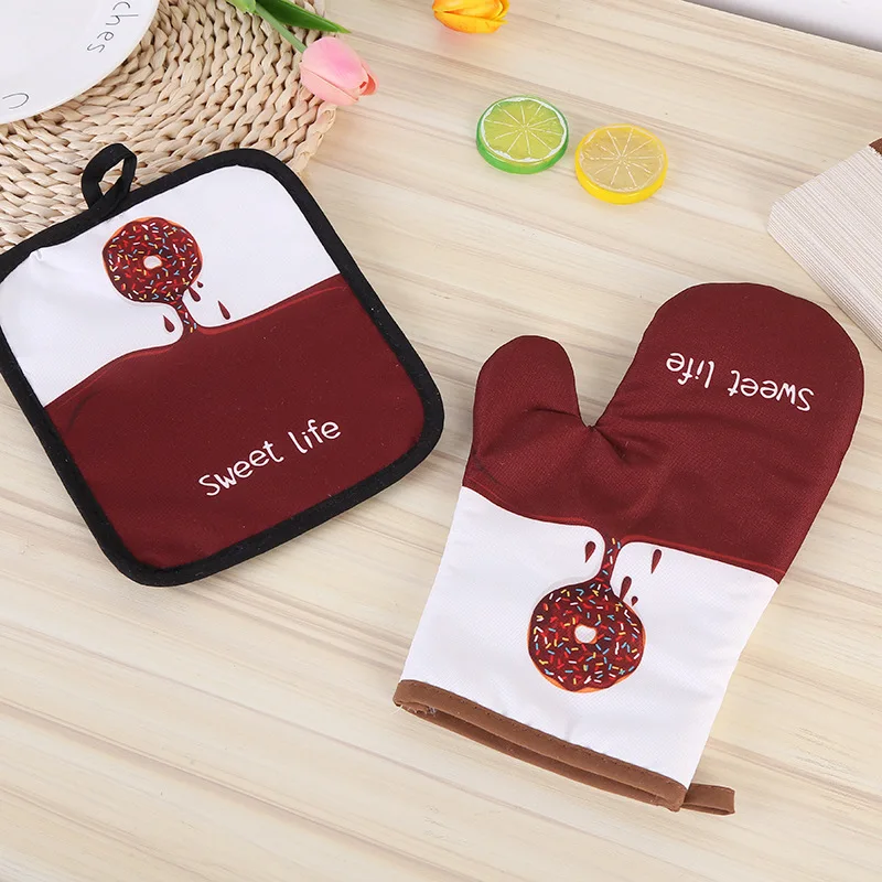 2 шт. шоколад микроволновая печь варежка прихватка формы для выпечки Белого и