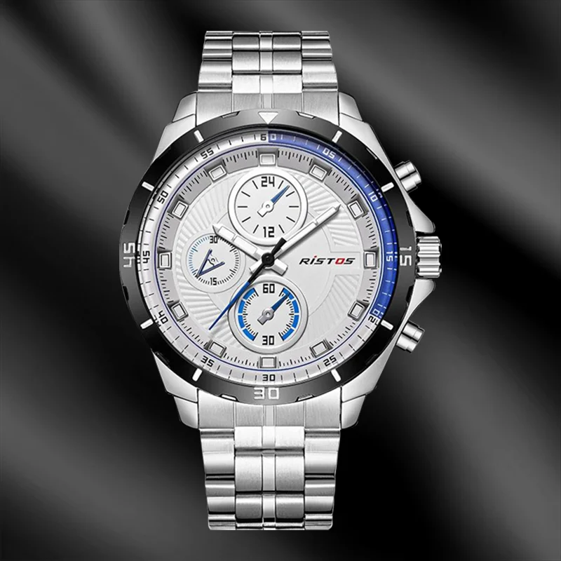 

Men's Watches Sports Outdoor Fashion Watch Luminous Big Dial Calendar Steel Band Casual Waterproof Business Men's Quartz Watch