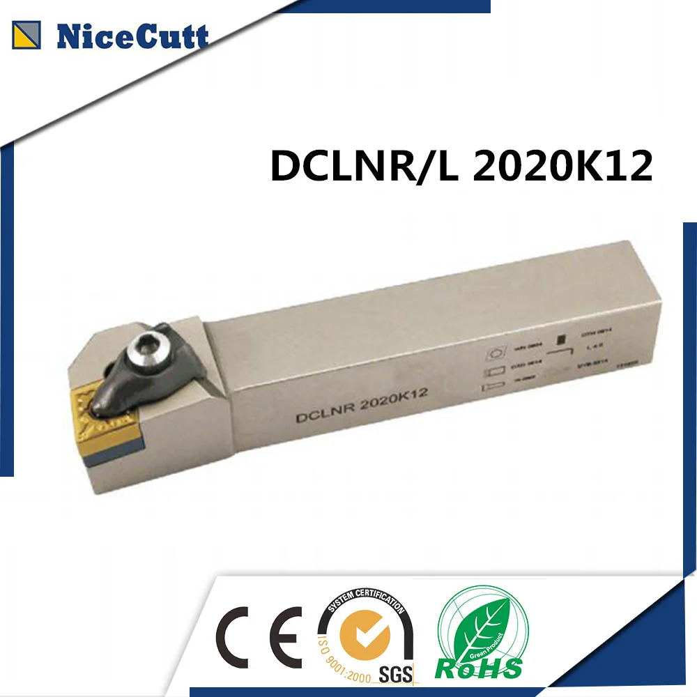 DCLNR2020K12 DCLNR2020K12 Nicecutt держатель внешнего токарного инструмента для CNMG вставка токарного станка держатель инструмента Nicecutt высокое качество