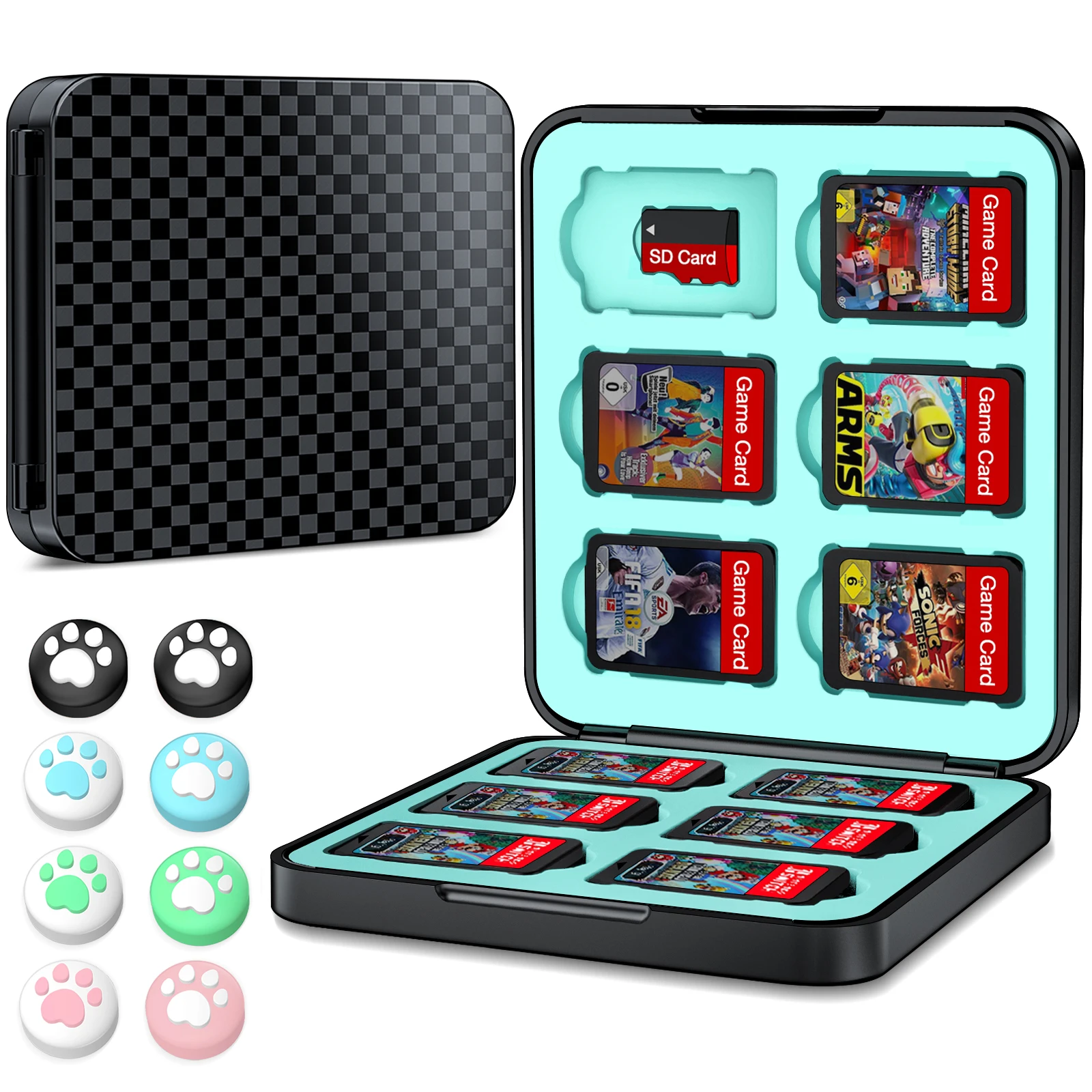 

Game Cards Case For Nintendo Switch Soft Lining Rubber Protective Case For Switch Portable Game Holder For Switch Accessories