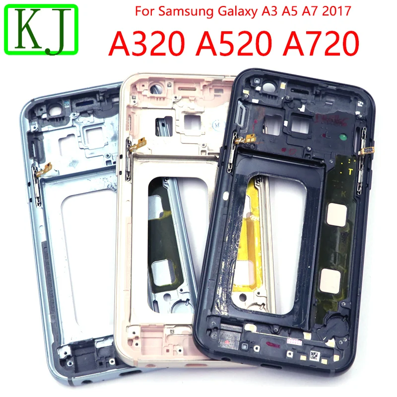Для samsung Galaxy A3 A5 A7 A320 A520 A720 средняя Рамка металлический корпус