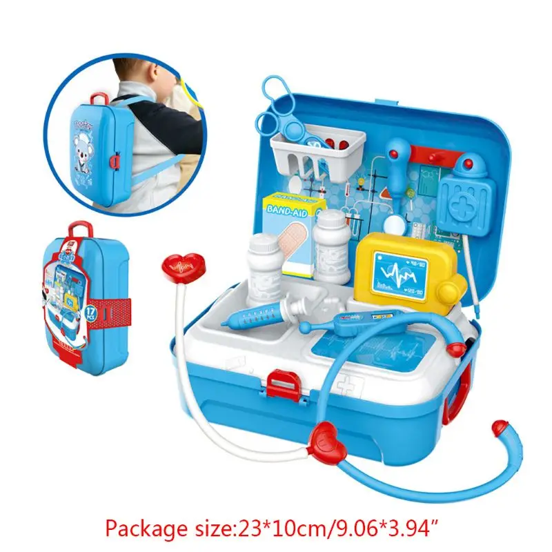 

Gifts for 2 3 4 5 Year Old Boys Girls, Kit for Kids, Pretend Set Kids Toy Playset Equipment 17Pcs Educatio