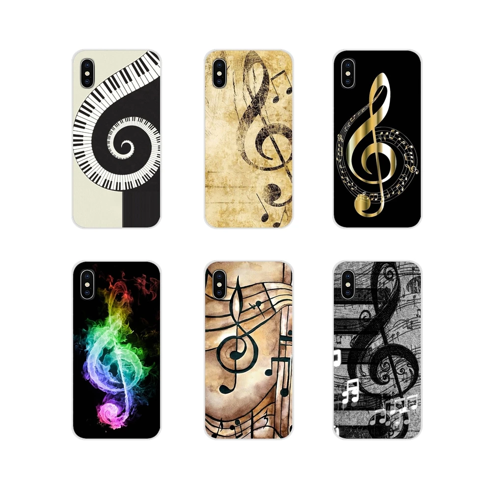 Аксессуары для музыкального ключа и нот чехлы телефонов Xiaomi Mi4 Mi5 Mi5S Mi6 Mi A1 A2 A3 5X 6X 8