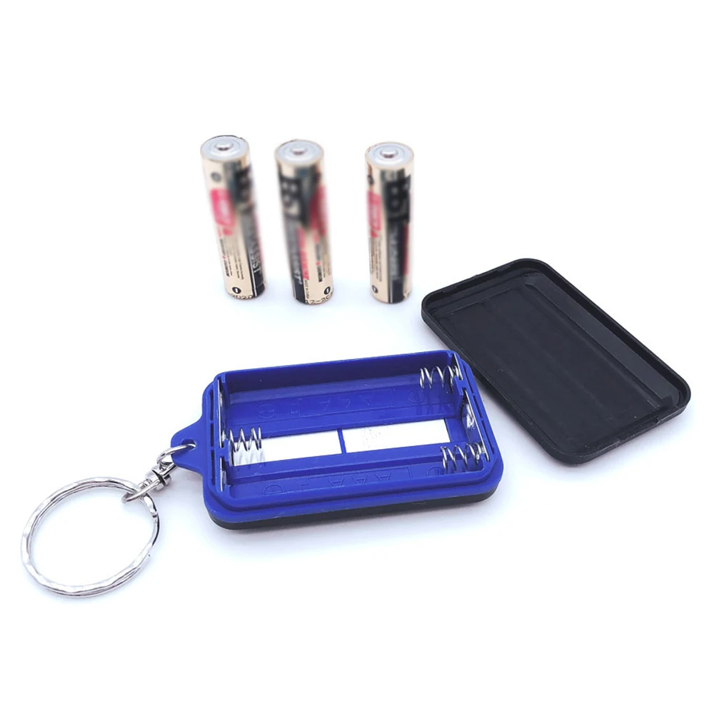 Мини светодиодный светильник вспышка брелок портативный фонарь 45LM 3 режима