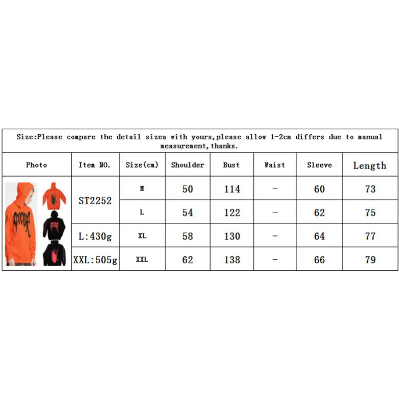 

4AM Revenge Letter Print Hoodie Sweatshirts Xxxtentacion Sad Rapper Hip Hop Hooded Pullover Swag Cotton Hoody Sweatshirt