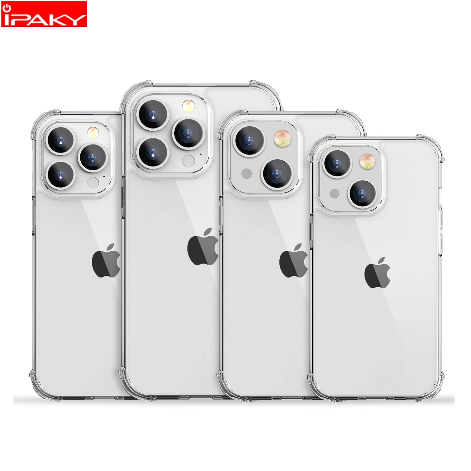 

Чехол для iPhone 13, 12, 11, IPAKY 11, 12, 13 Pro, мини-чехол из ТПУ, ПК, Супер Противоударный Прозрачный чехол для iPhone 11, 12, 13 Pro Max, чехол