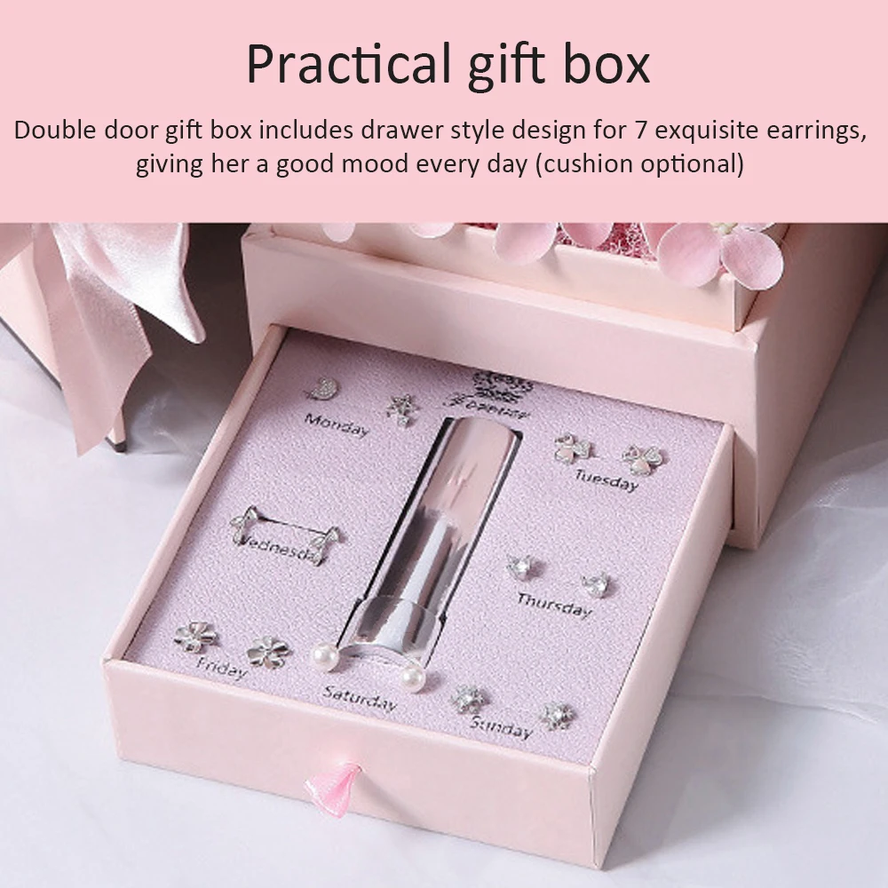 Подарочная коробка складная для цветов розы гостиной свадьбы романтическая