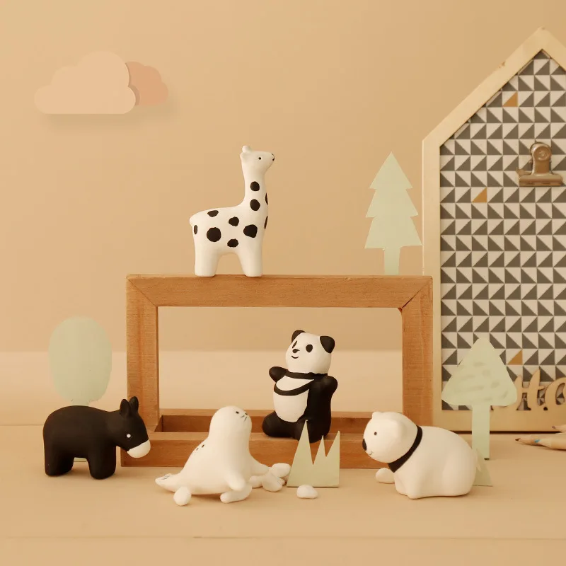 Настольная керамическая игрушка JO LIFE с милыми животными садовый милый