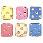 Женский короткий кошелек Corgi Dog Lady, маленький кошелек из искусственной кожи для мелочи, женский кошелек