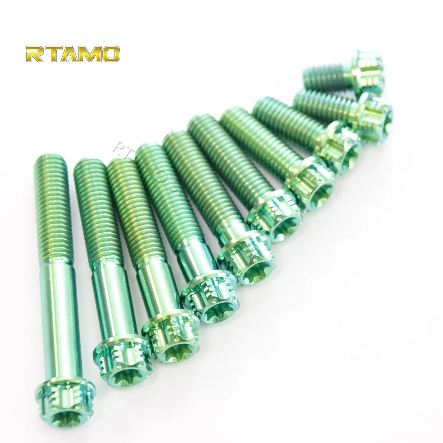 Титановые винты Torx для мотоциклов фланцевые с отверстиями гоночной головки