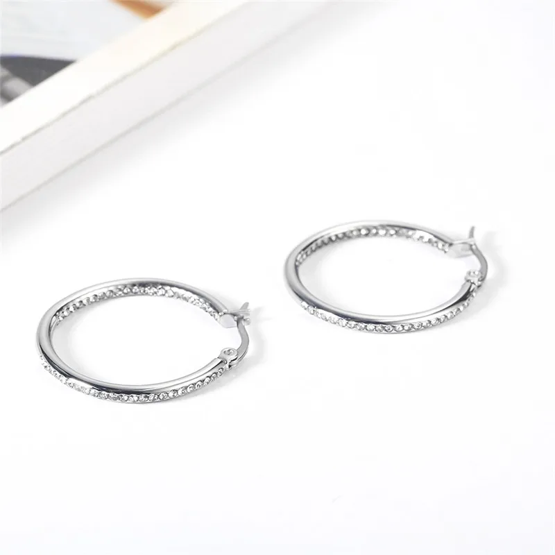 Ювелирные изделия OUFEI из нержавеющей стали для женщин серьги кольца Женские