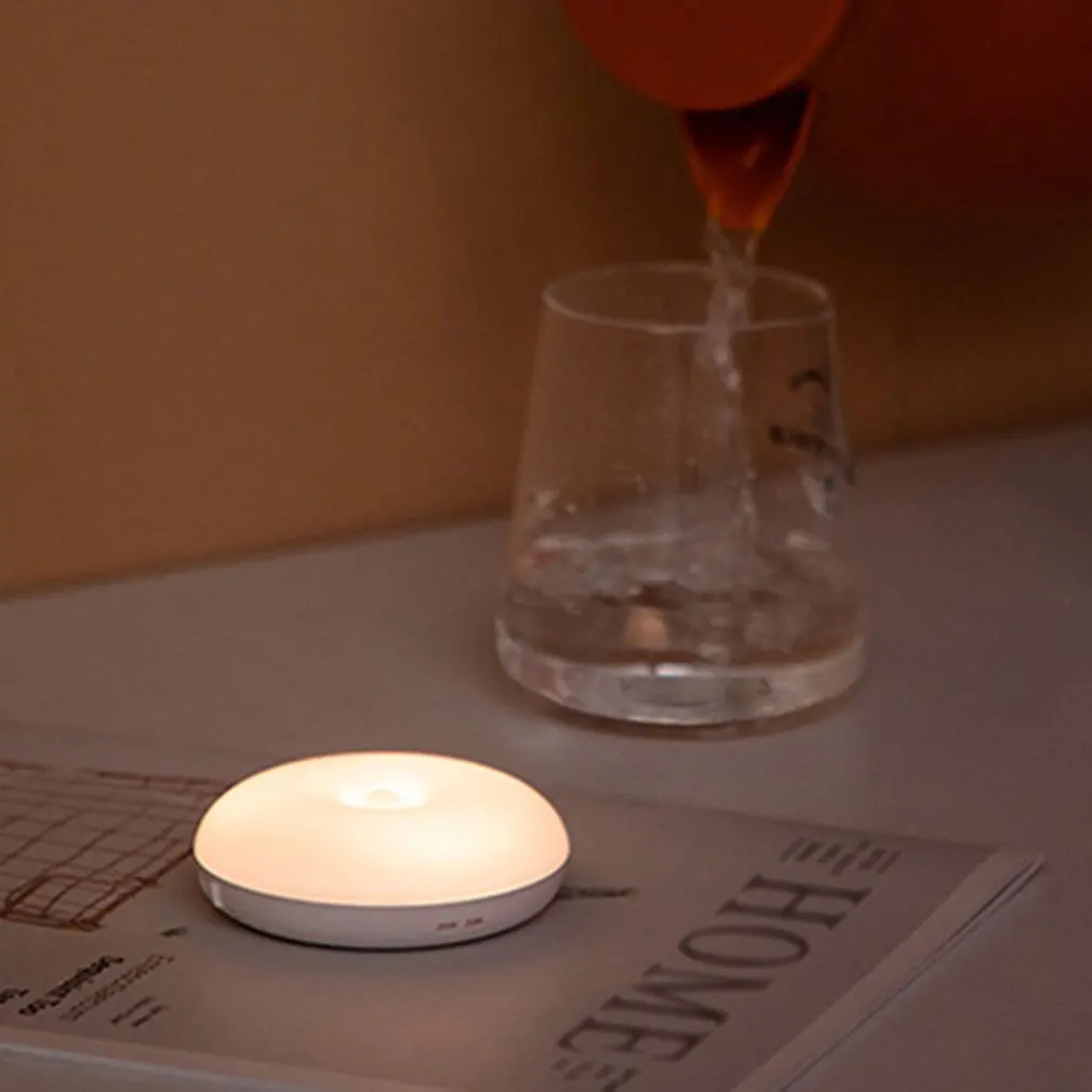 

LED Night Light PIR Intelligent Motion Sensor Nightlight LED Body Motion Rechargeable Night Lamp for Bedroom Stairs