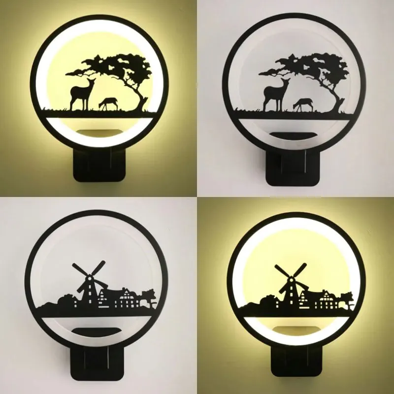 Скидка Лидер продаж, прикроватная настенная лампа в современном минималистичном стиле, креативная индивидуальная прикроватная лампа для гостино...