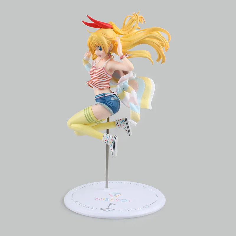 23 см аниме Nisekoi Chitoge Kirisaki ПВХ экшн-фигурка Коллекционная модель куклы игрушка