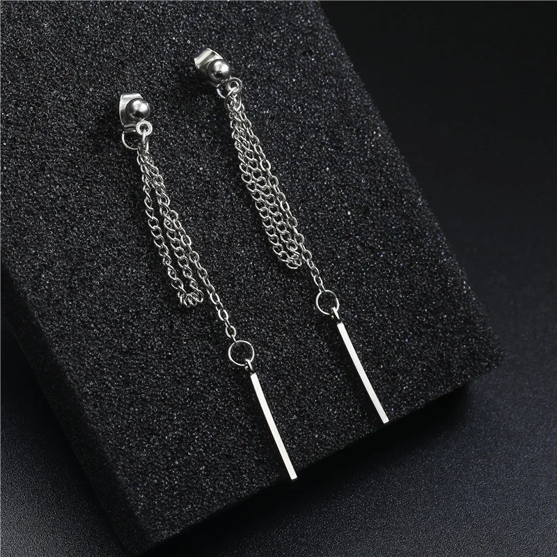 Корейские украшения серьги с кисточками модные длинные в стиле ретро