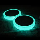 3 м светящаяся лента Флуоресцентные ночные самоклеящаяся светится в темноте зеленый Стикеры Предупреждение лента для домашнего Безопасность безопасности украшения