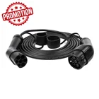 Автомобильные аксессуары 32A кабель EV Тип 2 к Тип 2 IEC62196 EVSE Тип 2 к тип 1 J1772 электрический автомобиль для зарядки