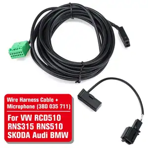 Провод bluetooth для микрофона, кабель голосового управления для Audi, BMW, VW RNS510, RCD510, RNS315, SDS, Skoda, Columbus