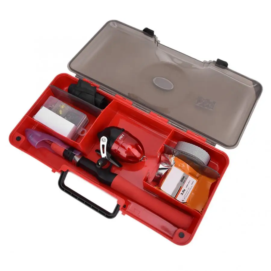 Детская Удочка в комплекте Ультралегкая удочка портативная Мягкая приманка с