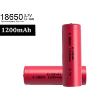 li ion 2022 100 new 18650 1200mah rechargeable battery 18650 3 7v discharge max power batteries