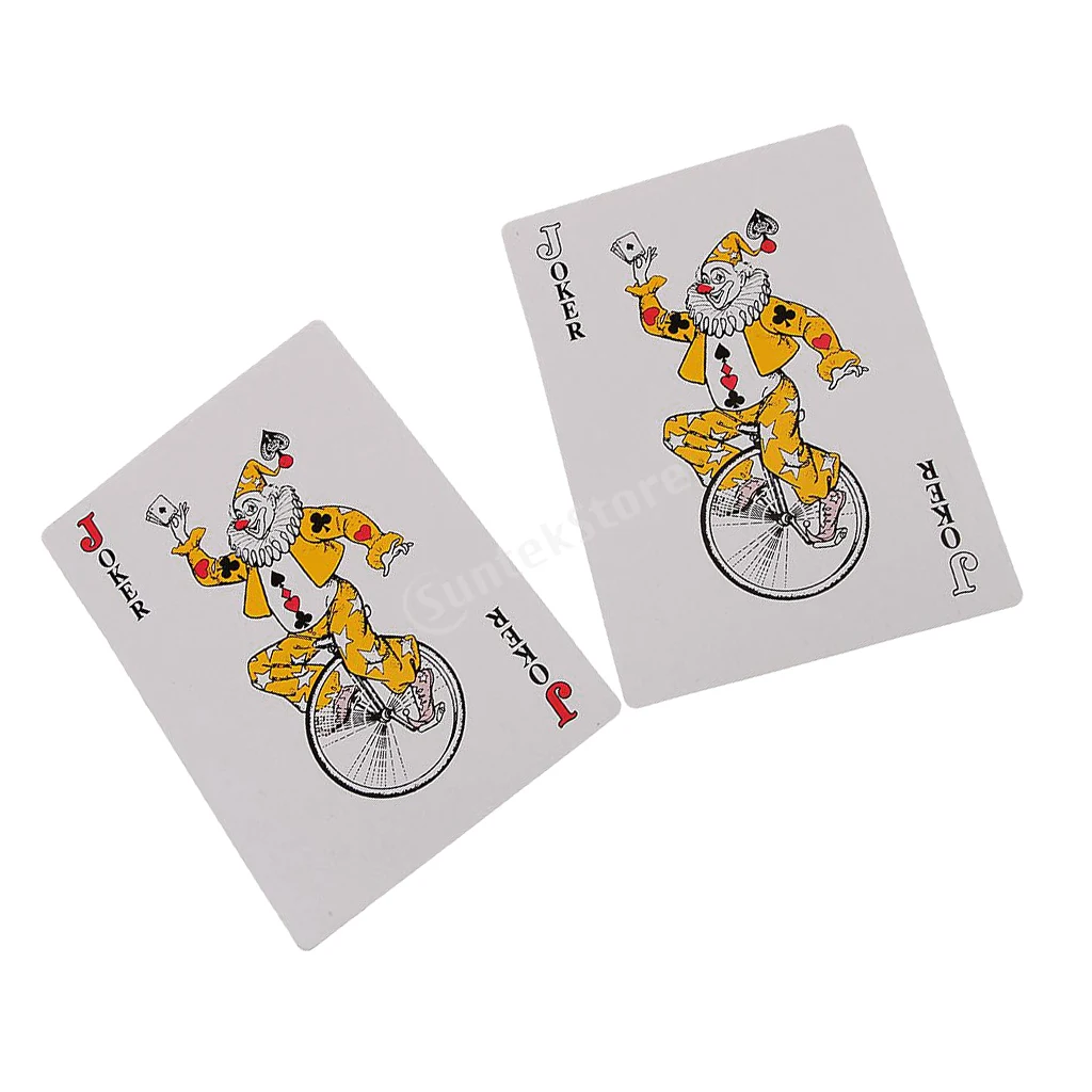 52 шт гигантские игральные карты Jumbo Poker открытые Волшебные семейные вечерние игровые карты