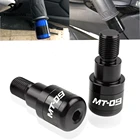 Мотоцикл аксессуары Мотоцикл Руль Захваты Концы ЧПУ Рука Бар Ends Для Yamaha MT09 MT 09 ТРАССИРОВЩИК MT09 2014-2017 гг 2016 2015