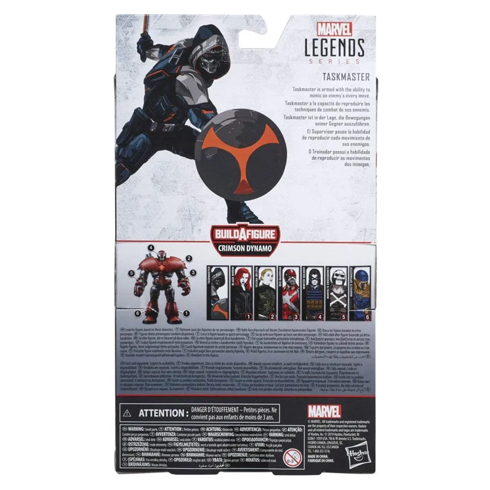 

Marvel Hasbro Black Widow Legends Series 6-inch Collectible Taskmaster Action Figure Toy Premium Design 5 Accessories