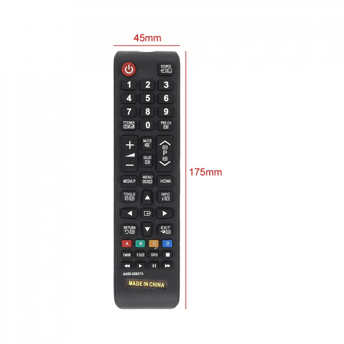 IR 433MHz Replacement Digital 3D Player Control TV Remote with Long Distance Suitable Fit for Samsung AA59-00607A | Электроника