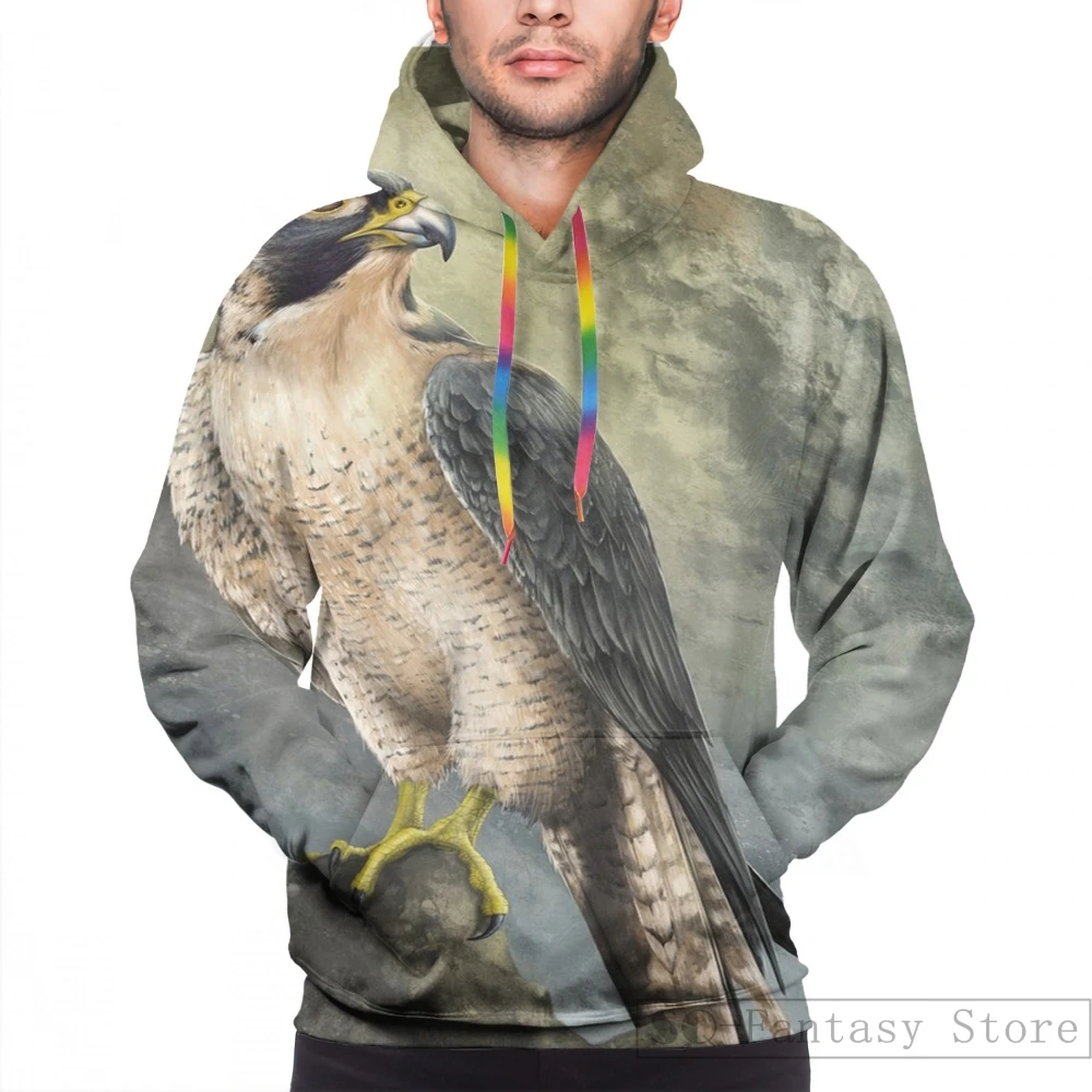 Женская Повседневная Толстовка с капюшоном и принтом | Мужская одежда