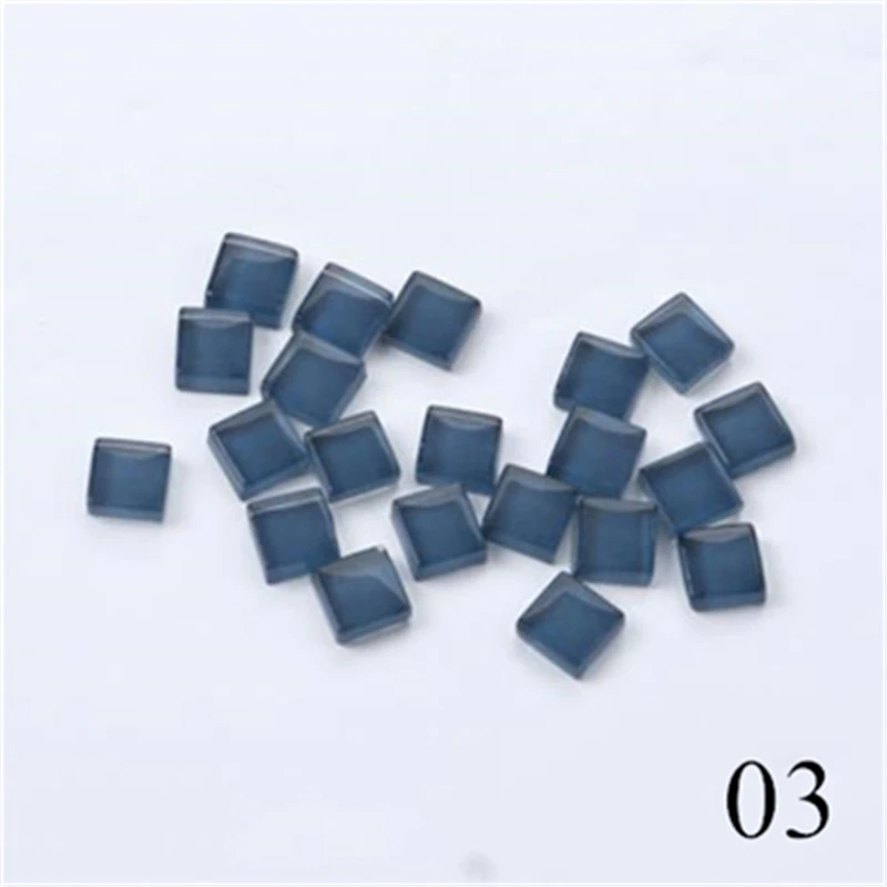 Прозрачная стеклянная мозаичная плитка 50 цветов | Дом и сад