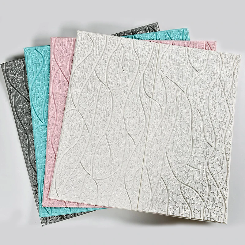 3D текстурой настенные наклейки декоративные самоклеющиеся стеновые панели