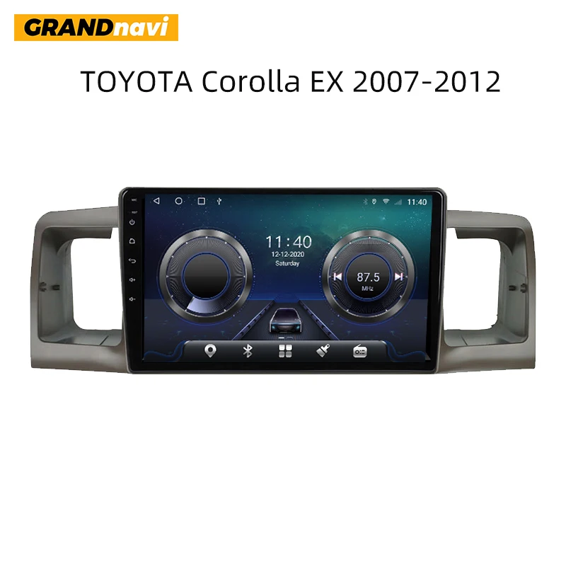 

AKAMATE Car Multimedia Player 2 Din Car Radio For TOYOTA Corolla EX 2007-2012 CarPlay Auto Radio Bluetooth Navigation