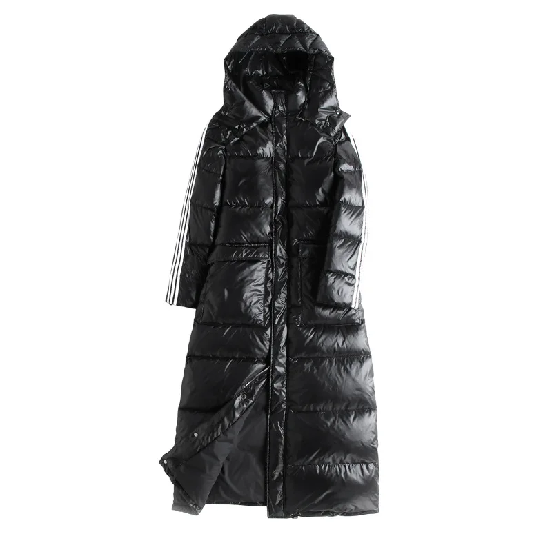 

original design 2021 winter down jacket in Europe and the loose big yards with the men and women with long down jacket