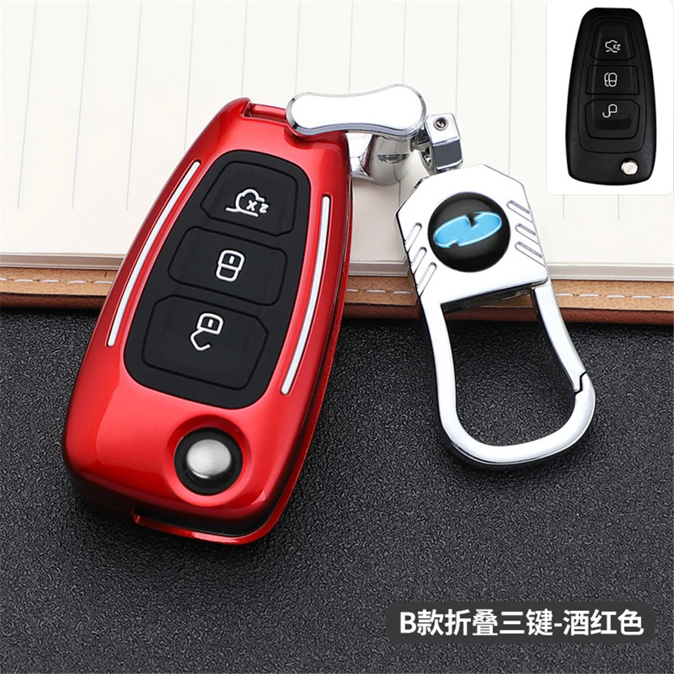 New Car Fashion Flip Key Cover telecomando Fob adatto per Ford Focus MK3 Mondeo Fiesta Kuga ECOSPORT ESCAPE RANGER s-max c-max 8 New Car Fashion Flip Key Cover telecomando Fob adatto per Ford Focus MK3 Mondeo Fiesta Kuga ECOSPORT ESCAPE RANGER s-max c-max - H0c20ad7d167e4dd3ad567948bde081a8P