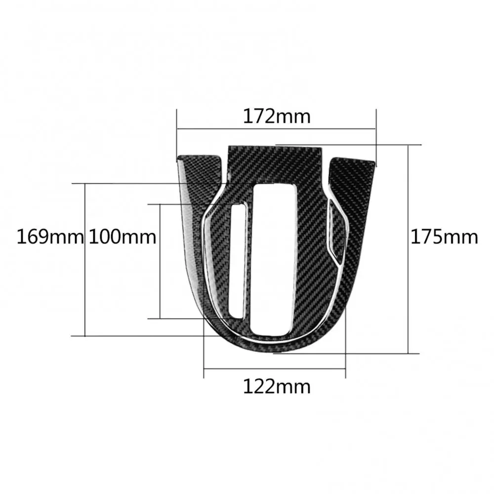 

3Pcs Car Gear Shift Panel Trim Stickers for Honda Fit/Jazz Left-hand Drive 14-18