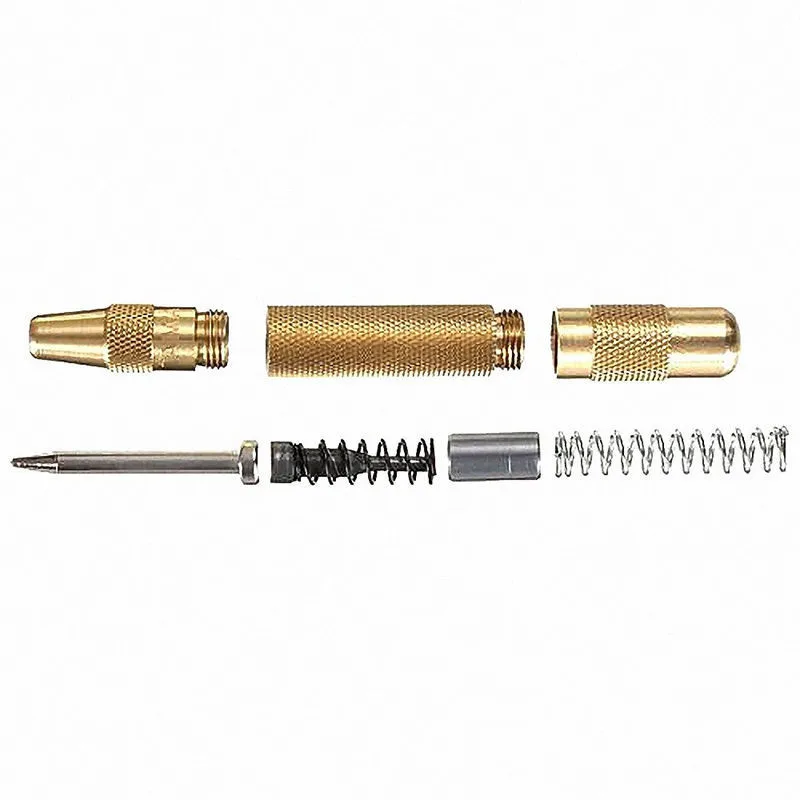 

1pcs Automatic Center Starting Hole Hand Tools Parts Center Drill Bit Spring Loaded Marking Steel Automatic Center Pin Punch