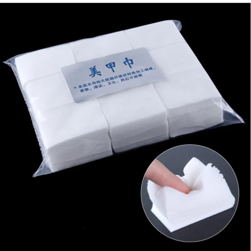 

1Pack Lint-Free Napkins for Manicure Wipes Removing Gel Varnish Nail Polish Wraps Cleaner Cotton Pad One Time Nail Art Tools