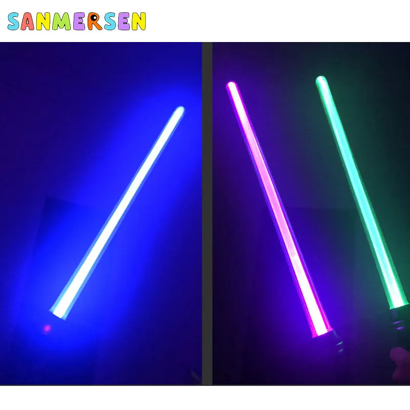 2 шт. светильник saber игрушки для детей световой меч джедаев лазерный звуковой