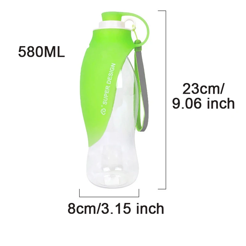 

Portable Pet Dog Water Bottle Soft Silicone Leaf Design Travel dog accessorie suppy Drinking Outdoor Pet Water Bowl for dogs